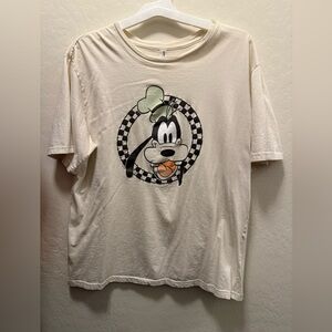Cream Goofy Graphic T-Shirt